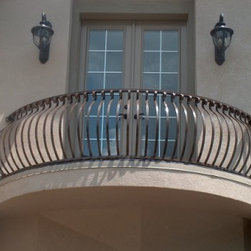 Aluminum Belly Rail with Scolls - Outdoor Products