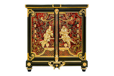 Art. B02A Side cabinet in Boulle style