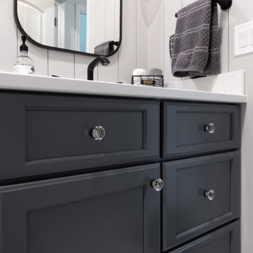 Transistional Primary Suite (bed, bath, closet) + Hall Bath + Laundry Parkville
