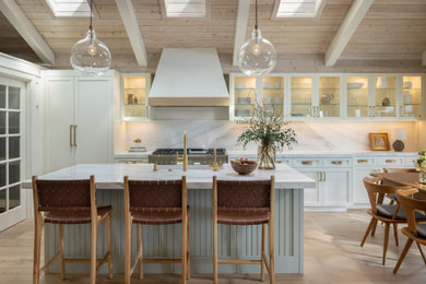 Inspiration for a coastal kitchen remodel in San Diego