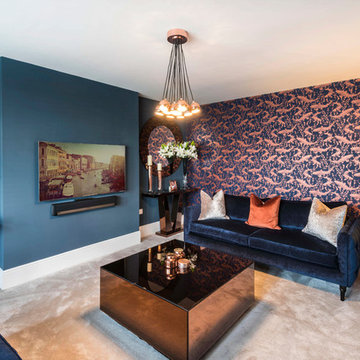 Luxury Living Room with Contemporary Twist