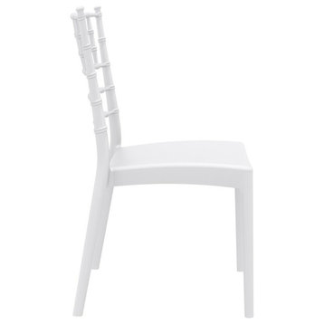 Compamia Josephine Patio Dining Chair in White