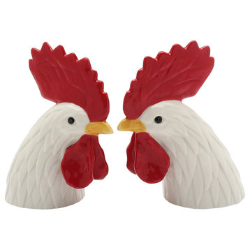 Rooster Head Salt and Pepper Shaker