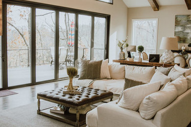 Inspiration for a family room remodel in Kansas City