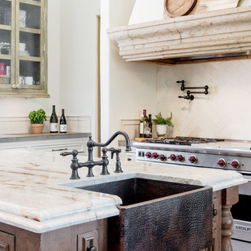 Hacienda-style Kitchen Update in a fresh White