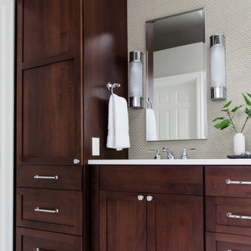 Tranquil Master Bathroom with a Shower for Two
