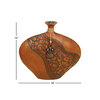Eclectic Brown Polystone Vase 75953