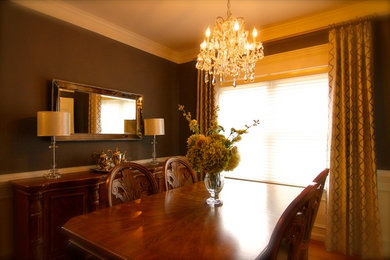 Inspiration for a timeless dining room remodel in Atlanta
