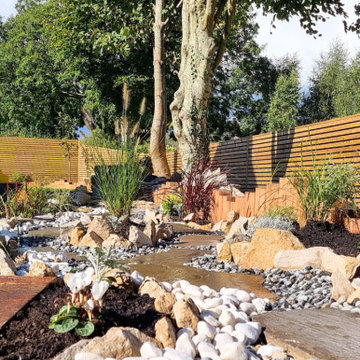 Hardscaped Raised Garden Transformation