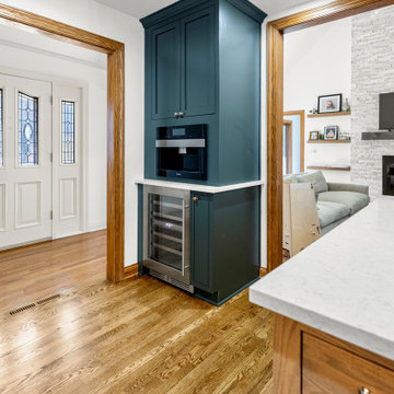 Chef's Kitchen with High End Appliances & Built-in Espresso Maker