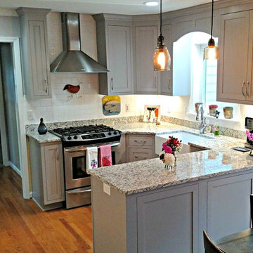 Traditional Gray Kitchen Renovation in Raleigh, NC