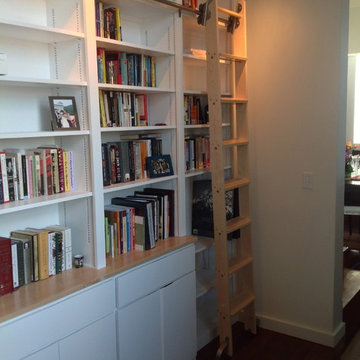 library desk & ladder