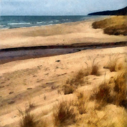 Winter Beach at Pier Cove ll - Artwork