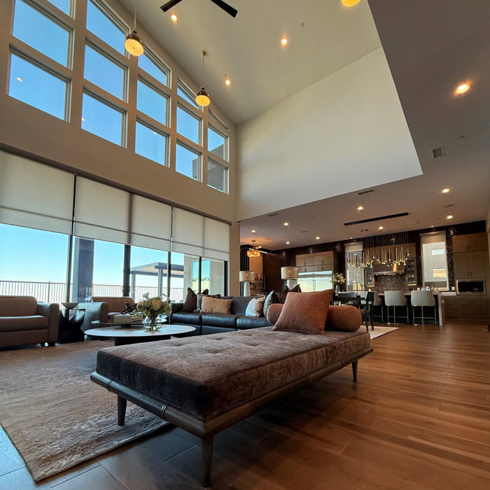 Trendy home design photo in Las Vegas