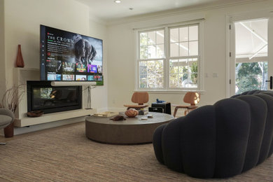 Modern living room in San Francisco.
