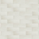 Merola Tile - Coco Matte Cloud White Porcelain Floor and Wall Tile - Offering a subway look, our Coco Matte Cloud White Porcelain Floor and Wall Tile features a smooth, matte finish, providing decorative appeal that adapts to a variety of stylistic contexts. Containing 100 different print variations that are randomly distributed throughout each case, this white rectangle tile offers a one-of-a-kind look. With its impervious, frost-resistant features, this tile is an ideal selection for both indoor and outdoor commercial and residential installations, including kitchens, bathrooms, backsplashes, showers, hallways, entryways, patios and fireplace facades. This tile is a perfect choice on its own or paired with other products in the Coco Collection. Tile is the better choice for your space!