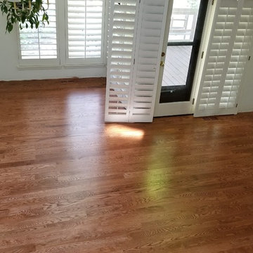 #1 Red Oak Flooring with Gunstock Stain