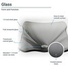 R5-5012 Frosted Glass Vessel Sink, R9-7001 Faucet, Antique Bronze