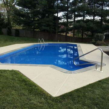 Above Ground Concrete Pool Deck