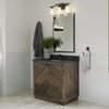 Vega Bath Vanity, Single Sink, 36", Rustic Brown, Freestanding