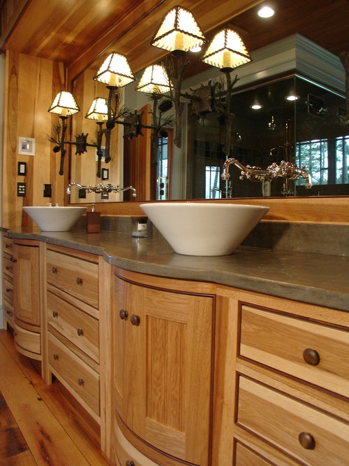Curved Front Vanity Houzz