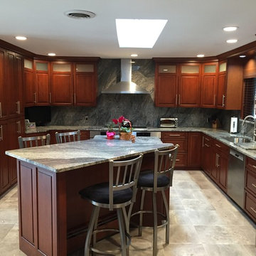 Scottish Meadow Granite Kitchen.