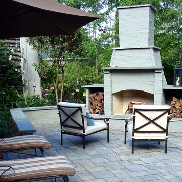 Patio and Fireplace
