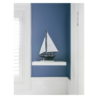 Blue & Marble Kids Bathroom - Traditional - Bathroom - Baltimore - by ...