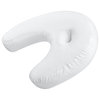 Jersey White Cover For Side Sleeper Ear Hole Pillow, Jersey Replacement Cover