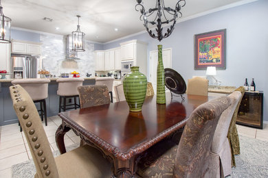 Example of a large trendy kitchen design in Oklahoma City