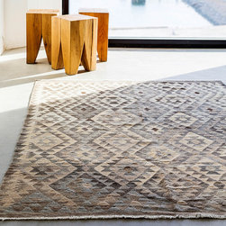 Kelim Rugs in Natural and Grey by Massimo - Floor Rugs