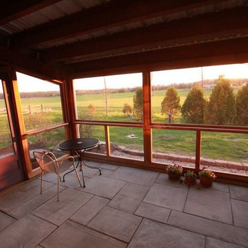Barndominium  West Porch