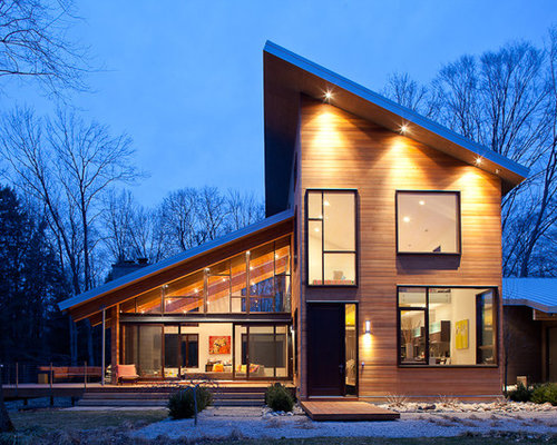 saltbox structure Roof Houzz Shed