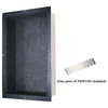 Stainless Steel Shower Niche With One Stainless Steel Support Plate