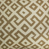 Aban Geometric Pillow Cocoa 18"x18"