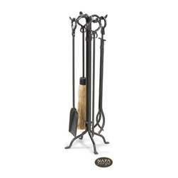 Shakespeare's Garden Tools in Graphite - Fireplace Accessories