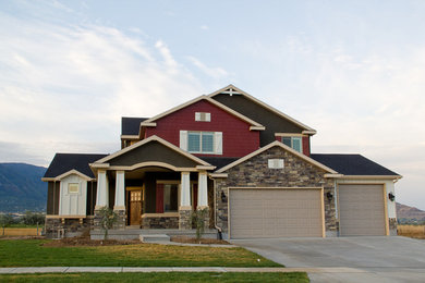 Inspiration for a timeless exterior home remodel in Salt Lake City