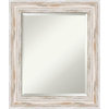 Bathroom Mirror, Medium, Alexandria Whitewash, 21"x25"
