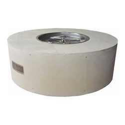Round Unfinished Fire Pit with Penta Burner - Fire Pits