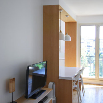 Rénovation complète d'un appartement moderne de 83m² à Paris