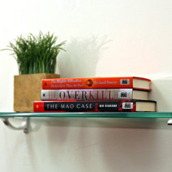 Monarch Floating Glass Shelf Kit - Display And Wall Shelves 