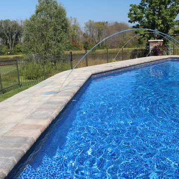 Custom Lazy L Steel Pool