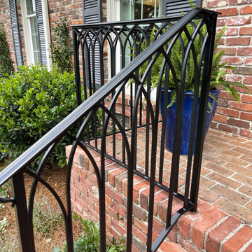 Custom Entryway Railing - Cathedral / Arches Style