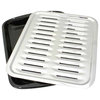 Range Kleen 2-Piece Heavy Duty Porcelain and Chrome Plated Full Size Broiler Pan