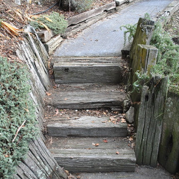 Vicki's Railway Sleeper Garden Landscape