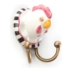 Chicken Hook | MacKenzie-Childs - Wall Hooks