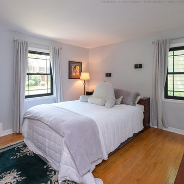 New Black Windows in Delightful Bedroom - Renewal by Andersen NJ / NYC