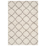 Safavieh - Safavieh Hudson Shag Collection SGH282 Rug, Ivory/Grey, 8' X 10' - The easy-care shags in the Hudson Collection are made using high-quality synthetic yarns and styled with an array of decor-smart motifs. The thick, lush pile of Hudson shag rugs is soft underfoot while also adding a sense of balance and dimension to room decor. An ideal choice for contemporary, country, or rustic styled home interiors or any spacious living areas.