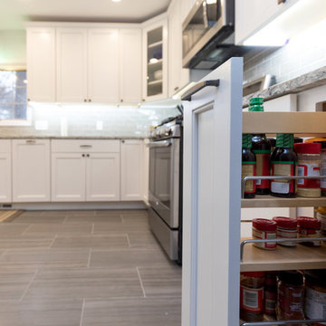 White Transitional Kitchen