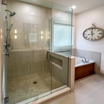 Primary Bath Remodel with Walk-in Closet System